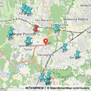 Mappa Via Silvio Pellico, 20020 Vanzaghello MI, Italia (2.87467)