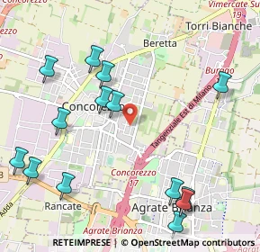 Mappa Via Don Primo Mazzolari, 20863 Concorezzo MB, Italia (1.26643)