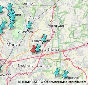 Mappa Via Don Primo Mazzolari, 20863 Concorezzo MB, Italia (6.40875)