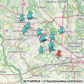 Mappa Via Alessandria, 20025 Legnano MI, Italia (6.28357)