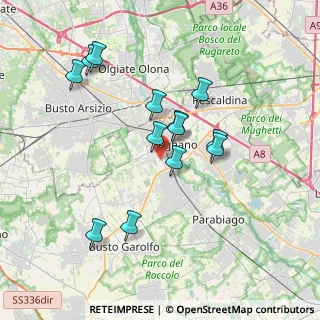 Mappa Via Alessandria, 20025 Legnano MI, Italia (3.36154)