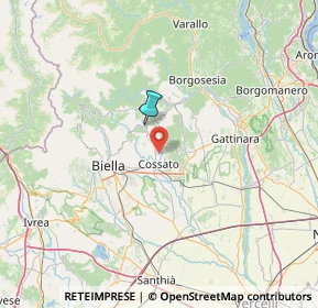 Mappa Via Zona Imer, 13836 Cossato BI, Italia (52.322)