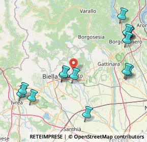 Mappa Via Zona Imer, 13836 Cossato BI, Italia (20.86333)