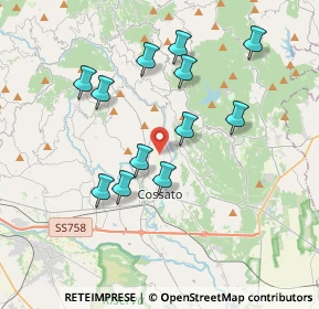 Mappa Via Zona Imer, 13836 Cossato BI, Italia (3.48)