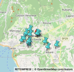 Mappa Via Becelli, 37010 Costermano VR, Italia (1.20643)