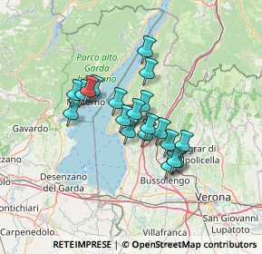 Mappa Via Becelli, 37010 Costermano VR, Italia (9.6815)