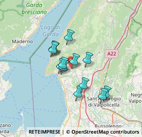 Mappa Via Becelli, 37010 Costermano VR, Italia (4.97385)