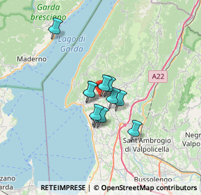 Mappa Via Becelli, 37010 Costermano VR, Italia (4.09091)