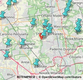 Mappa Via Bramante Donato, 20812 Limbiate MB, Italia (5.788)