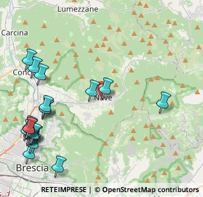 Mappa Str. I Via Bartolomeo Moreni, 25075 Nave BS, Italia (5.5325)