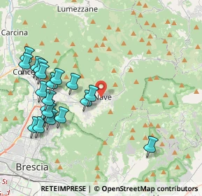 Mappa Str. I Via Bartolomeo Moreni, 25075 Nave BS, Italia (4.561)