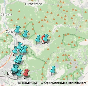 Mappa Str. I Via Bartolomeo Moreni, 25075 Nave BS, Italia (5.745)