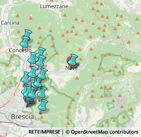 Mappa Str. I Via Bartolomeo Moreni, 25075 Nave BS, Italia (4.7425)