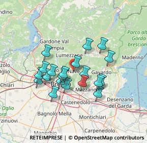 Mappa Str. I Via Bartolomeo Moreni, 25075 Nave BS, Italia (11.3705)