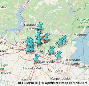 Mappa Str. I Via Bartolomeo Moreni, 25075 Nave BS, Italia (10.03571)