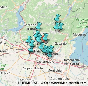 Mappa Str. I Via Bartolomeo Moreni, 25075 Nave BS, Italia (9.32412)