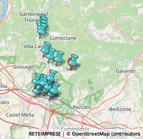 Mappa Str. I Via Bartolomeo Moreni, 25075 Nave BS, Italia (7.731)