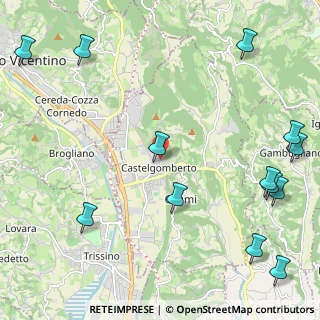 Mappa Sentiero, 36070 Castelgomberto VI, Italia (3.10538)