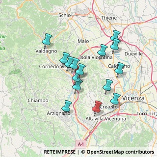 Mappa Sentiero, 36070 Castelgomberto VI, Italia (6.184)