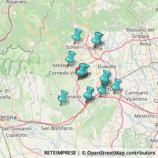 Mappa Sentiero, 36070 Castelgomberto VI, Italia (10.07357)
