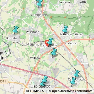 Mappa Via Giacomo Matteotti, 25050 Paderno Franciacorta BS, Italia (2.76636)