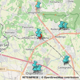 Mappa Via Giacomo Matteotti, 25050 Paderno Franciacorta BS, Italia (2.81)