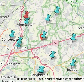 Mappa Via 8 Marzo, 20873 Cavenago di Brianza MB, Italia (4.76538)