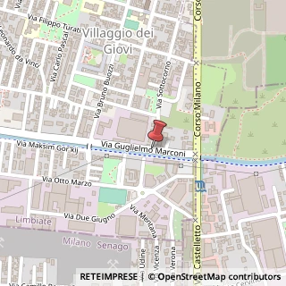Mappa Via G. Marconi, 115/bis, 20812 Limbiate, Monza e Brianza (Lombardia)