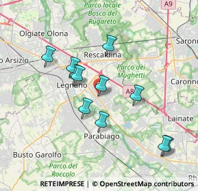Mappa Via Generale Luigi Cadorna, 20028 San Vittore Olona MI, Italia (3.33455)