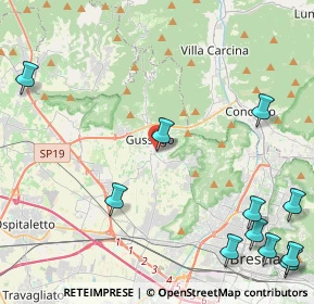 Mappa Via Giuseppe Mazzini, 25064 Gussago BS, Italia (6.48167)