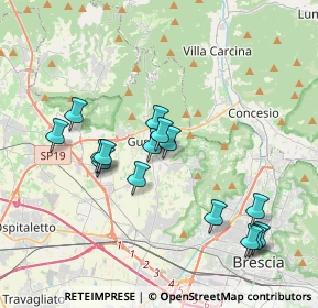 Mappa Via Giuseppe Mazzini, 25064 Gussago BS, Italia (3.61933)