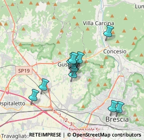 Mappa Via Giuseppe Mazzini, 25064 Gussago BS, Italia (2.86909)