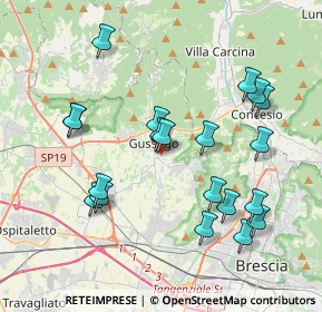 Mappa Via Giuseppe Mazzini, 25064 Gussago BS, Italia (3.984)
