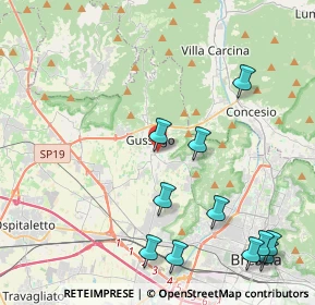 Mappa Via Giuseppe Mazzini, 25064 Gussago BS, Italia (5.12727)