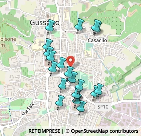 Mappa Via Giuseppe Mazzini, 25064 Gussago BS, Italia (0.438)