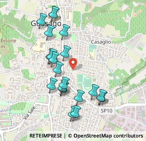Mappa Via Giuseppe Mazzini, 25064 Gussago BS, Italia (0.4725)