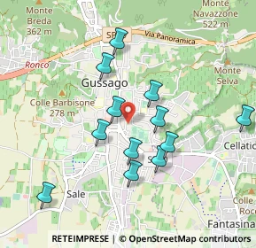 Mappa Via Giuseppe Mazzini, 25064 Gussago BS, Italia (0.85417)
