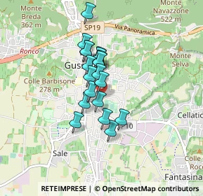 Mappa Via Giuseppe Mazzini, 25064 Gussago BS, Italia (0.59632)