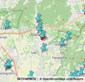 Mappa Via Giuseppe Mazzini, 25064 Gussago BS, Italia (3.03)