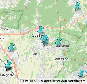 Mappa Via Giuseppe Mazzini, 25064 Gussago BS, Italia (2.77615)