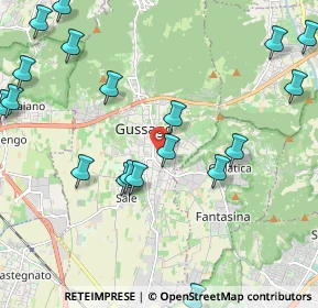 Mappa Via Giuseppe Mazzini, 25064 Gussago BS, Italia (2.722)