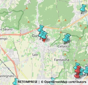 Mappa Via Giuseppe Mazzini, 25064 Gussago BS, Italia (3.14786)