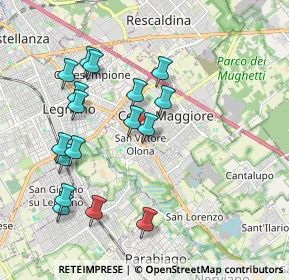 Mappa Via Generale L. Cadorna, 20028 San Vittore Olona MI, Italia (1.96235)