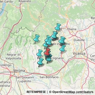 Mappa Via Chiesa Nuova, 36070 San Pietro Mussolino VI, Italia (8.5965)