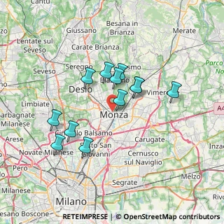 Mappa Via Zucchi Bartolomeo, 20052 Monza MB, Italia (6.03)