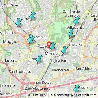 Mappa Via Zucchi Bartolomeo, 20052 Monza MB, Italia (2.23455)
