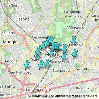 Mappa Via Zucchi Bartolomeo, 20052 Monza MB, Italia (1.14)