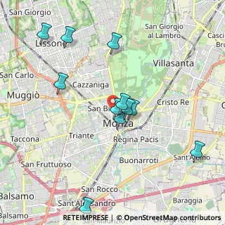 Mappa Via Zucchi Bartolomeo, 20052 Monza MB, Italia (1.95727)