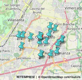 Mappa Prov, 20863 Concorezzo MB, Italia (1.40556)