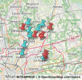 Mappa Prov, 20863 Concorezzo MB, Italia (5.77071)